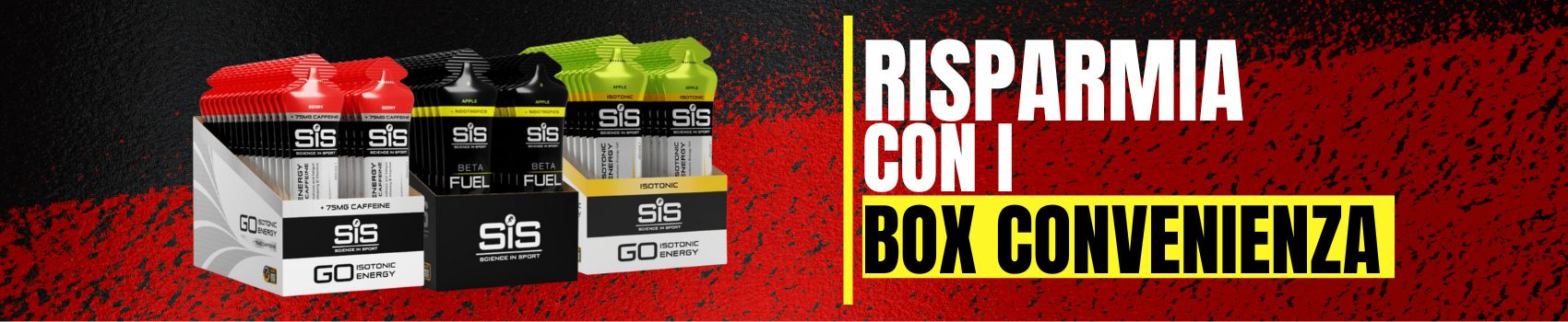 Box Convenienza - Sis: Integratori e gel per il ciclismo