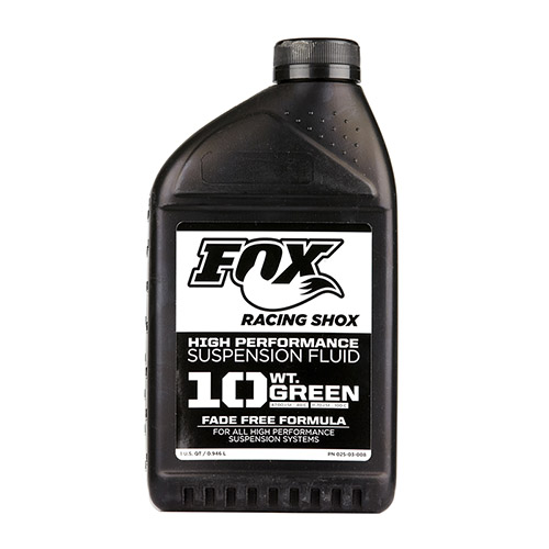 Fox shox Olio suspension fluid 10 wt verde 950ml