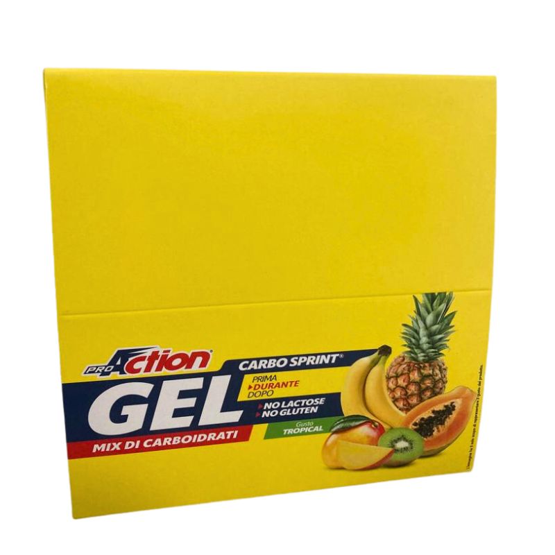 Pro action Box Gel Pro Action Carbo Sprint gusto tropical 25ml 25pz