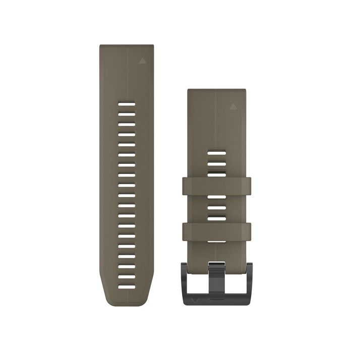 Cinturino quickfit per fenix 5x/5x plus in silicone 26mm coyote tan marrone  | GARMIN | Cingolani