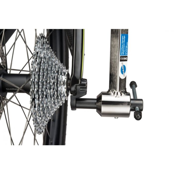 Dilwe Strumento Calibro di Allineamento Deragliatore Bici, Raddrizzatore per Strumento di Allineamento Fisso Efficiente per Gancio per Bicicletta in Acciaio Inossidabile per