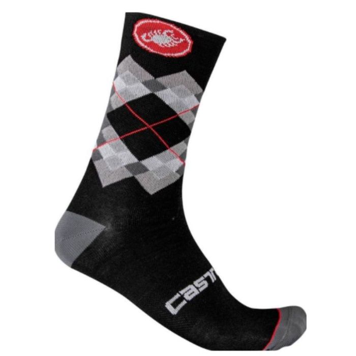 Calzini Castelli Rombo 18 nero/grigio Autunno/Inverno 2021/2022 | CASTELLI  | Cingolani