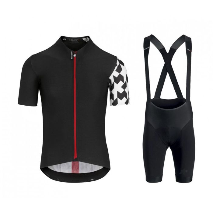 Completo Equipe rs aero rsr s9 nero/bianco | ASSOS | Cingolani