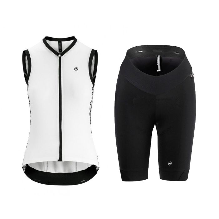 Completo smanicato Uma gt Laalalai donna bianco/nero | ASSOS | Cingolani