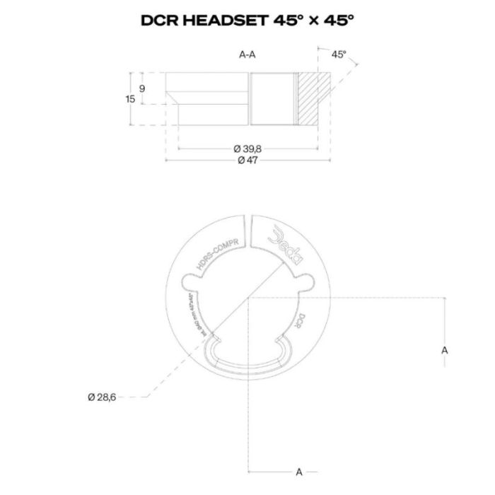 Deda-Elementi Spessori (KIT) Serie Sterzo Compatibile con