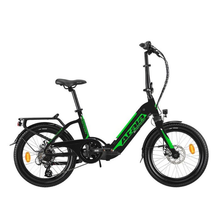 Atala E-moticon disc 20'' pieghevole nero/verde 2022 | ATALA | Cingolani