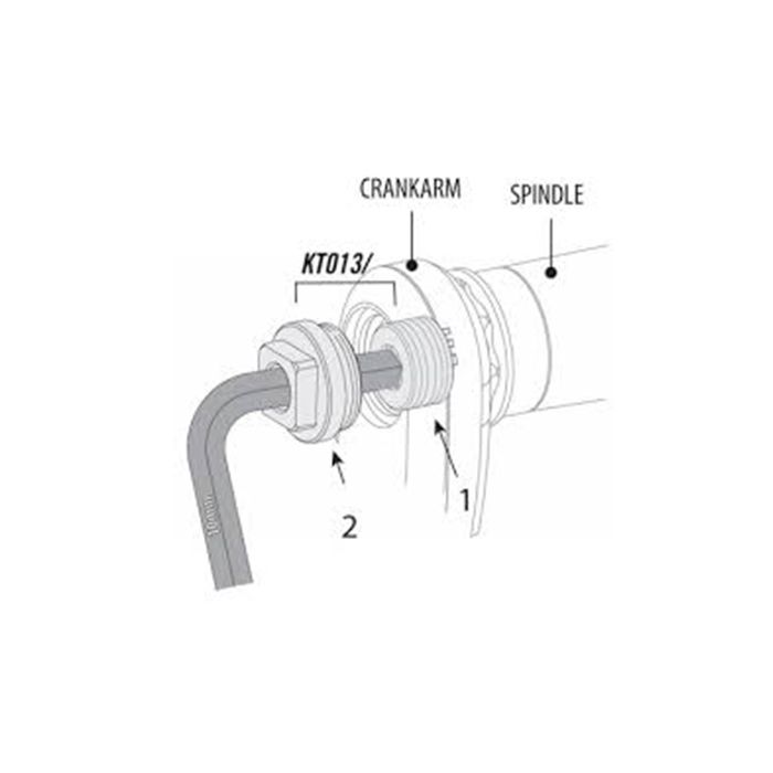 Strumento Rimozione Corona FSA Cannondale Hollowgram - KT012 LRT-3 - Foto 13