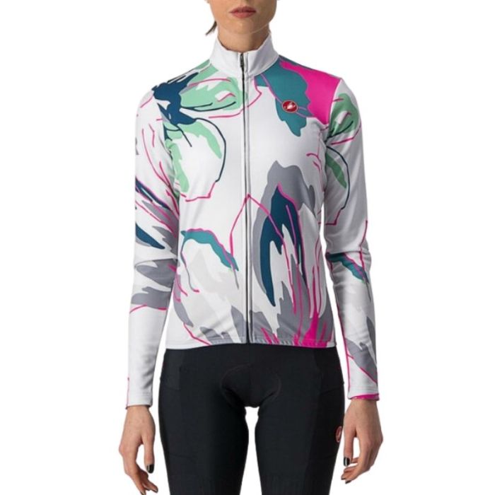 Maglia Castelli Gradient manica corta bianca da donna