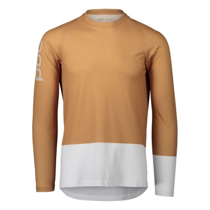 Maglia manica lunga Poc Pure mtb marrone/bianco Primavera/Estate 2022 | POC  | Cingolani