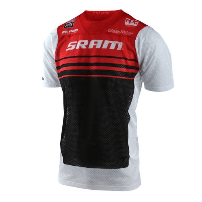 Maglia Troy Lee Designs skyline air sram rosso/nero Primavera/Estate 2021 | TROY  LEE DESIGNS | Cingolani