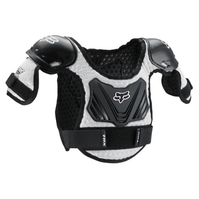 Pettorina protettiva Fox racing Peewee titan roost deflector bambino  nero/grigio 2022 | FOX RACING | Cingolani