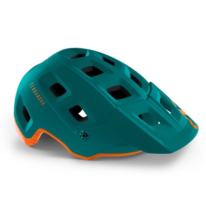 Casco Terranova verde/arancione 2021 | MET | Cingolani