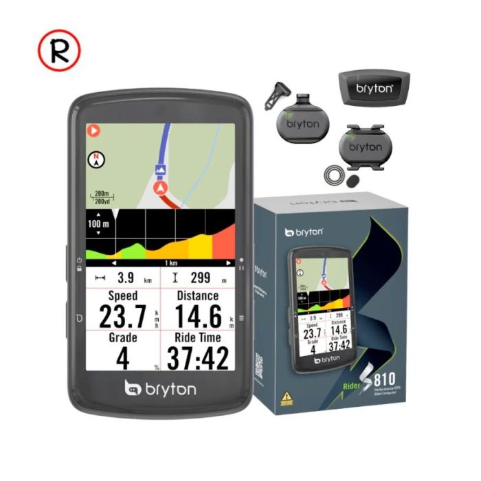 Bryton gps Rider S810T dual sensor hrm Recycle BRYTON