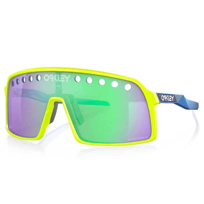 Occhiali Oakley Sutro Eyeshade giallo/blu lenti prizm road jade 2022 |  OAKLEY | Cingolani