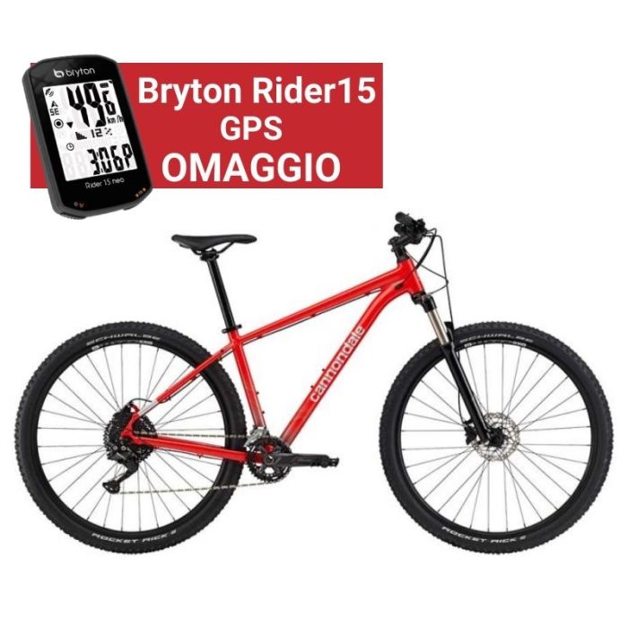 Trail 5 rosso + Bryton Rider 15 gps OMAGGIO 2021 | CANNONDALE | Cingolani