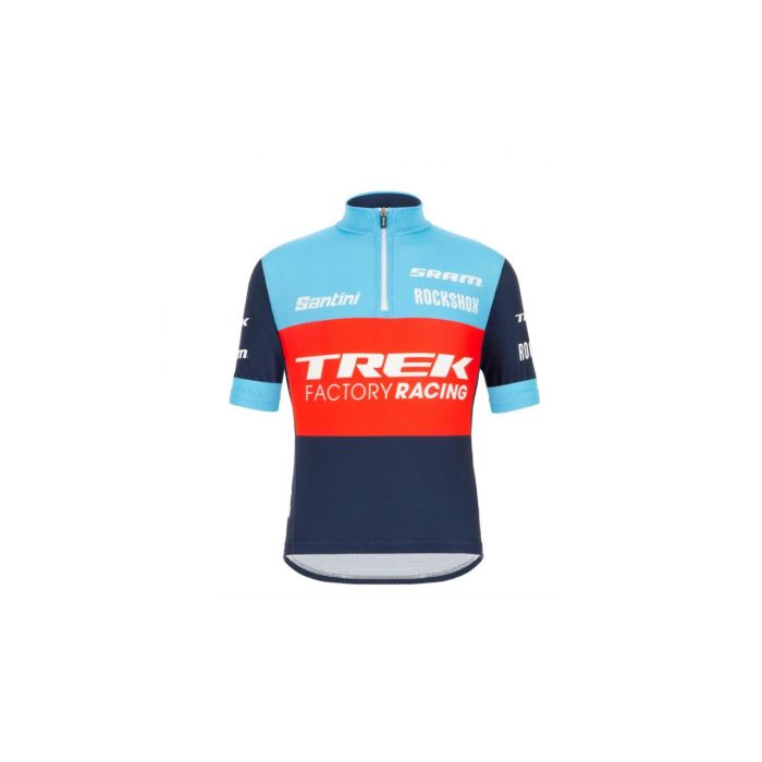 Maglia Santini Trek factory racing xc team replica bambino blu/azzurro  Primavera/Estate 2021 | TREK | Cingolani