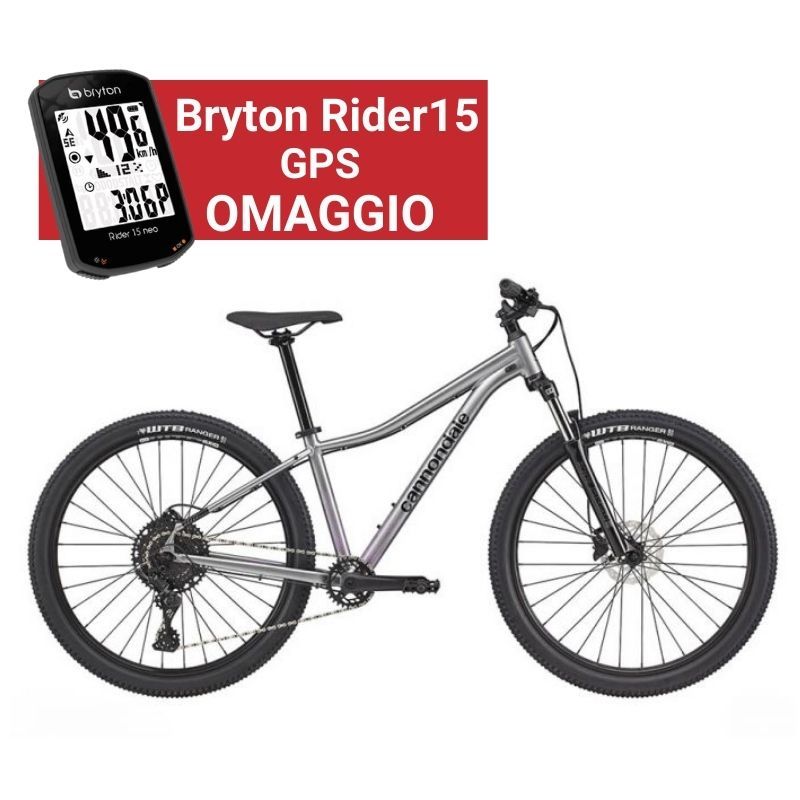 Trail 5 donna lavender + Bryton Rider 15 gps OMAGGIO 2021 | CANNONDALE |  Cingolani