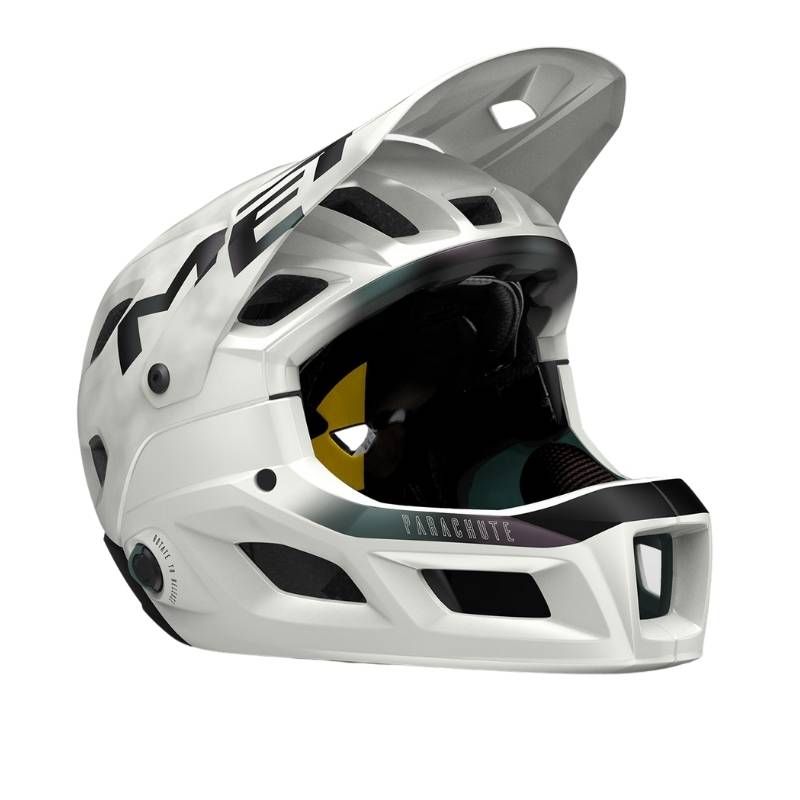 Casco Met Parachute mcr mips bianco iridescente 2022 | MET | Cingolani
