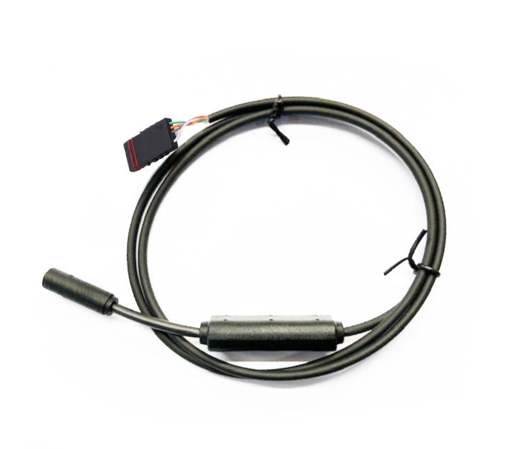 Cavo starter da comando a carburatore lunghezza 665 mm e con ø filo 1,2 Cavo starter da comando a carburatore lunghezza 665 mm e con ø filo 1,2