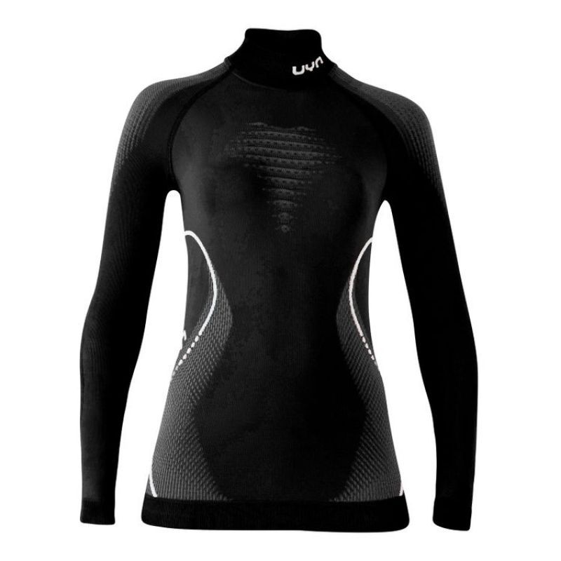 Maglia intima manica lunga collo alto Uyn Evolutyon donna nero/grigio  Autunno/Inverno 2021/2022 | UYN | Cingolani