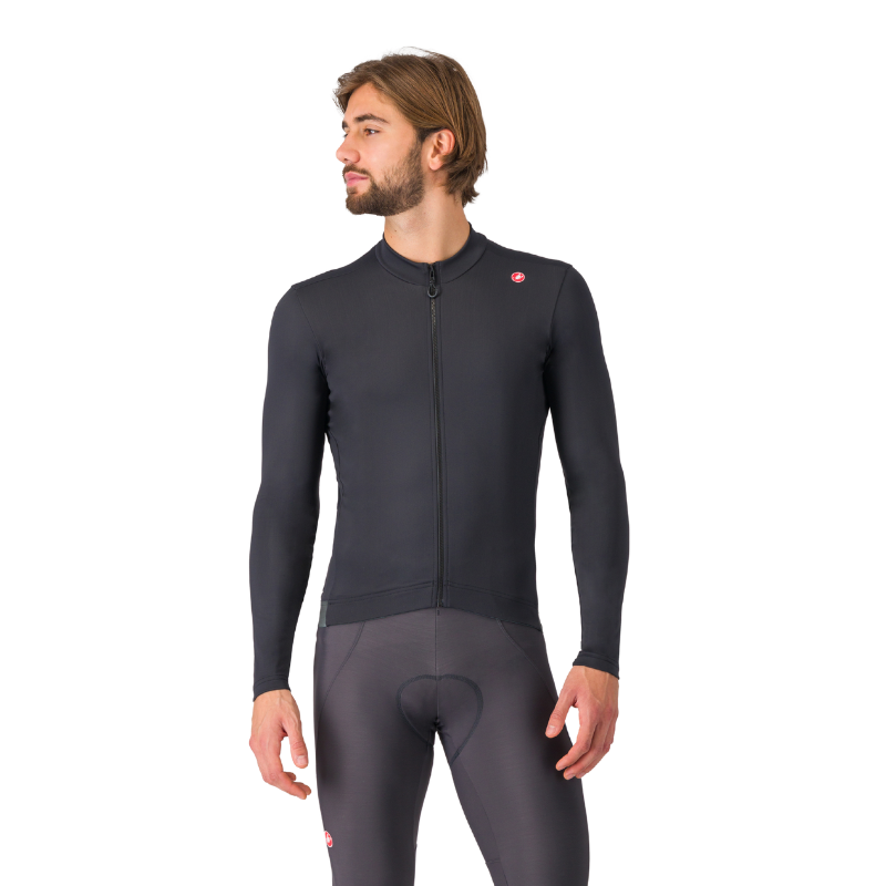 Maglia manica lunga Castelli Espresso Thermal nero Autunno/Inverno