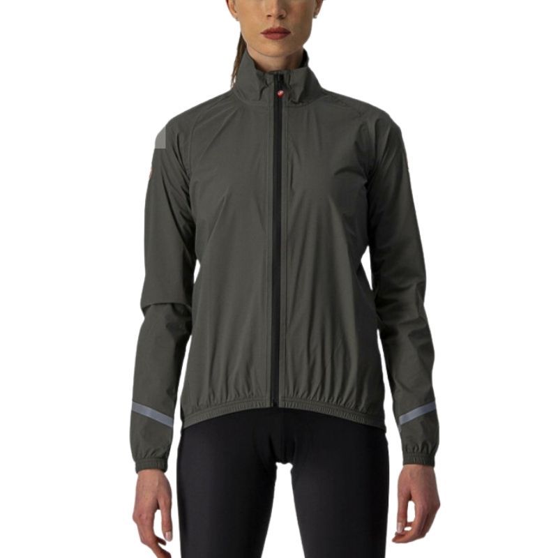 Mantellina antipioggia Castelli Emergency 2 donna verde militare  Autunno/Inverno 2021/2022 | CASTELLI | Cingolani