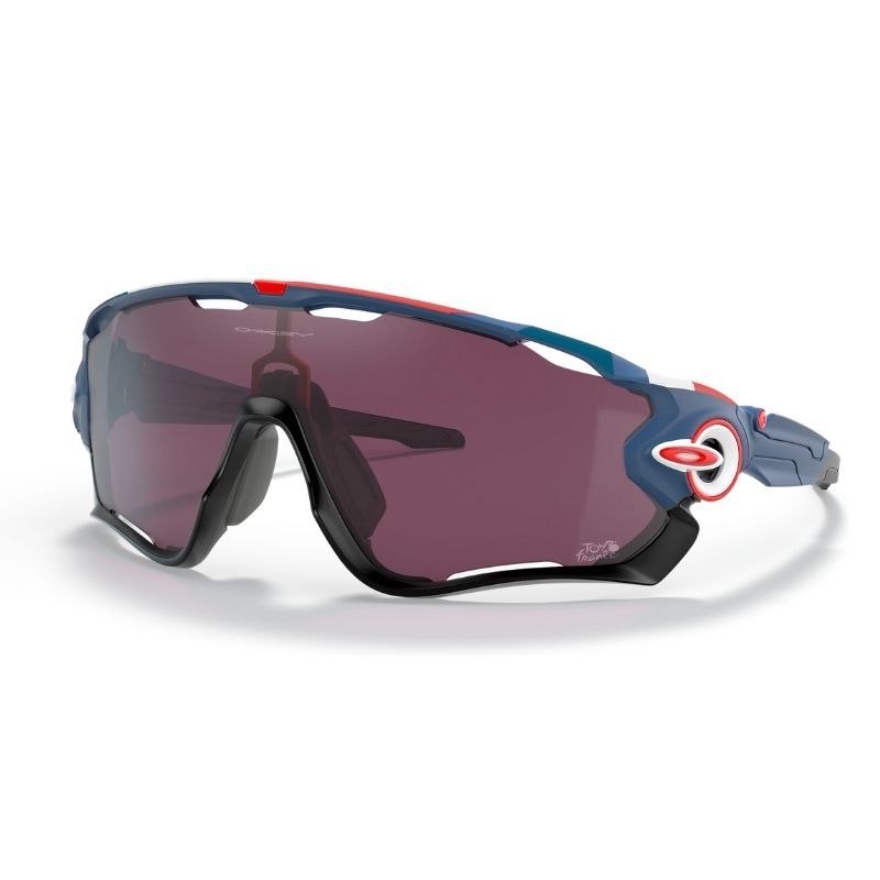 Occhiali Oakley Jawbreaker Tour de France collection poseidon lente prizm  road nero 2021 | OAKLEY | Cingolani