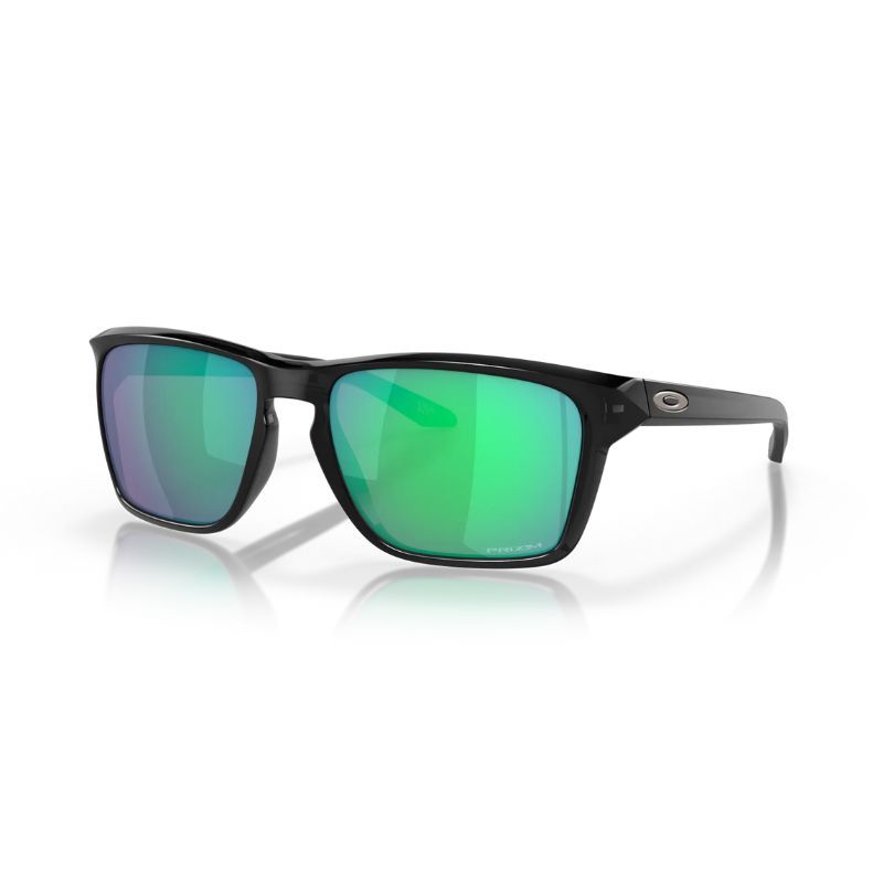 Occhiali Oakley Sylas nero lucido lenti prizm jade 2025 OAKLEY