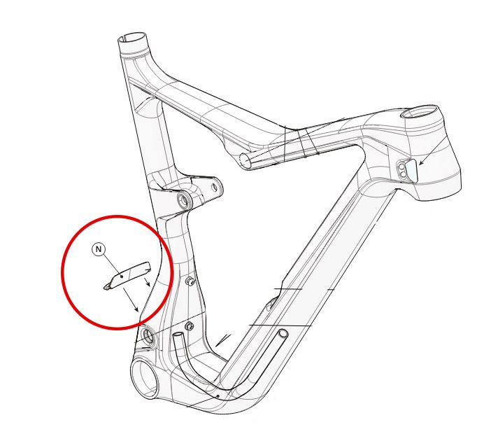 Cannondale K11001 Parafango posteriore scalpel | CANNONDALE | Cingolani