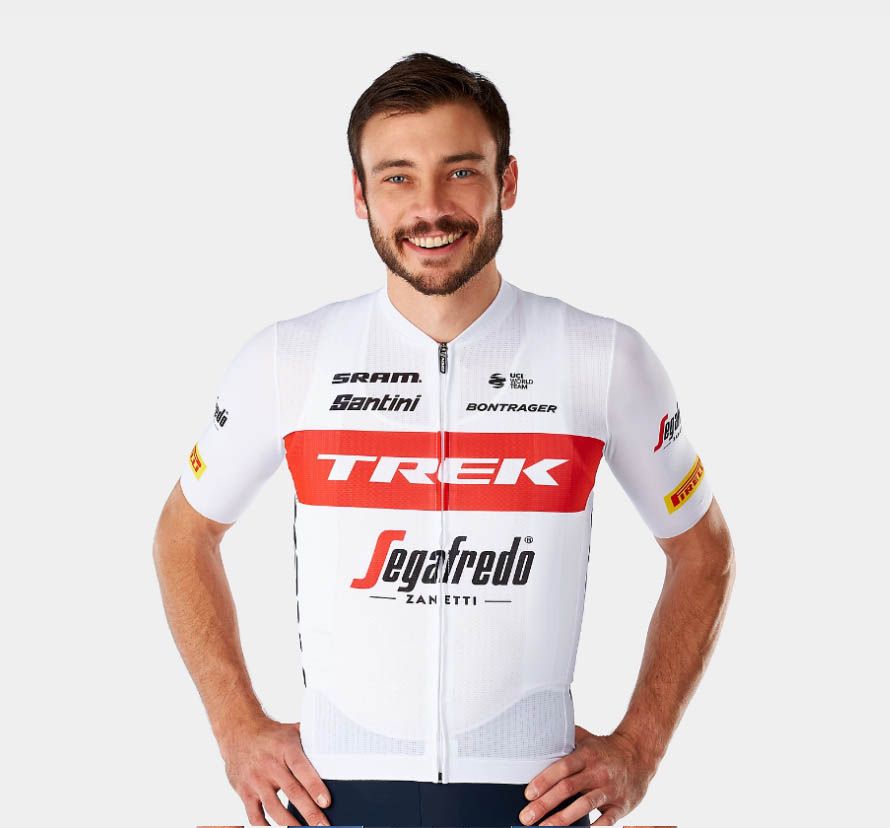 Maglia Santini Trek-Segafredo team bianco/rosso Primavera/Estate 2022 | TREK  | Cingolani