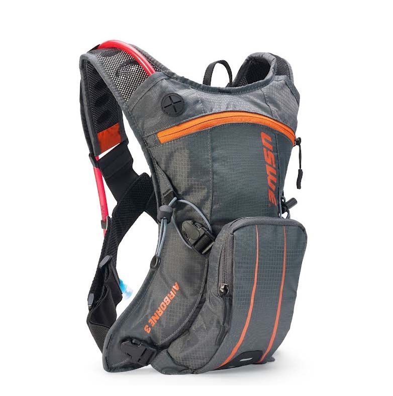 Zaino Uswe Airbone 3l + sacca 2l grigio/arancione one size 2021 | USWE |  Cingolani