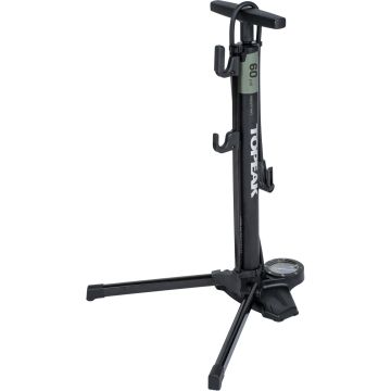 Pompa Topeak Rocket HP Ibrida - CO2 E Manuale - Alta Pressione Per Bici - Nera