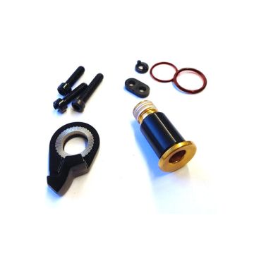 Tersee Kit Bulloni In Titanio Grado 5 Per Deragliatore Posteriore SRAM Transmission (XX/X0) – Colore PVD Rainbow Oil Slick - 6