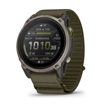 Garmin Enduro 4 grigio cinturino verde