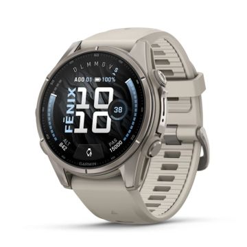 Garmin Fenix 9 amoled 43mm titanium cinturino grigio