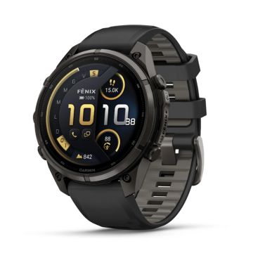 Garmin Fenix 9 Pro amoled 47mm inReach carbon grigio cinturino nero/grigio