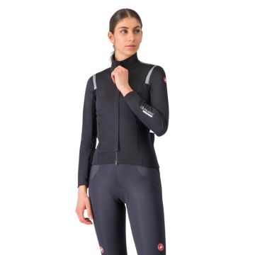 Giacca Castelli Perfetto RoS 3 donna nero/argento reflex