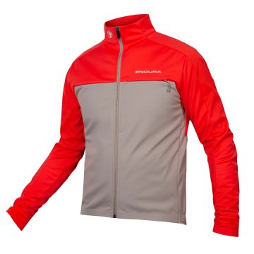 Giacca Endura Windchill II rosso/grigio