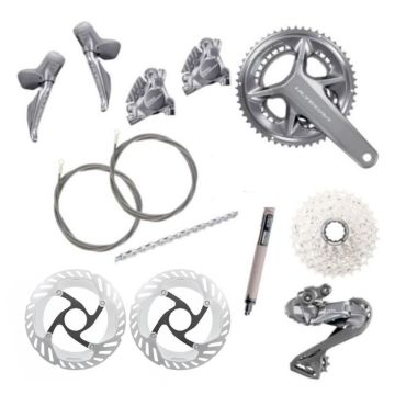 Groupe Shimano Ultegra Di2 R8100 – 2x12 Vitesses, Disques Compris, Neuf