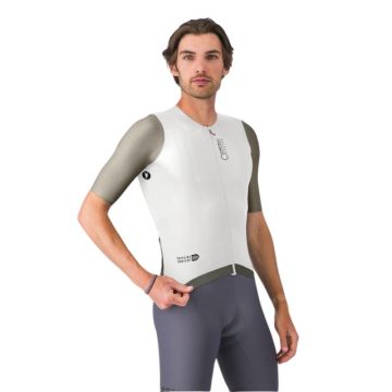 Maglia Castelli Corretto avorio/argilla-nero