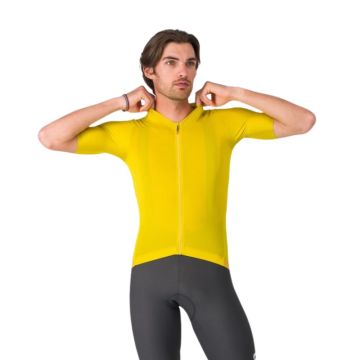 Maglia Castelli Espresso 2 giallo mango mojito