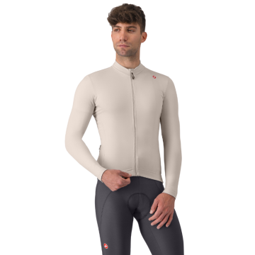 Maglia manica lunga Castelli Espresso Thermal argilla/grigio scuro