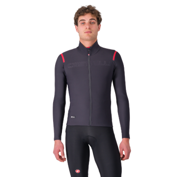 Maglia manica lunga Castelli Tutto Nano Ros grigio scuro/rosso