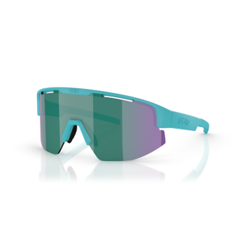 Occhiali Bliz Matrix small turchese opaco lente blu/verde
