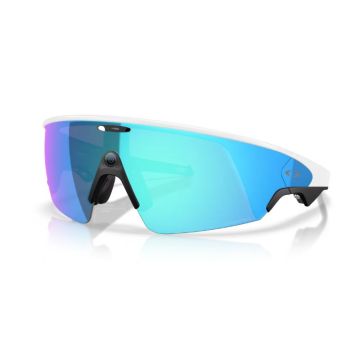 Occhiali Oakley Meta Vanguard bianco lente prizm sapphire