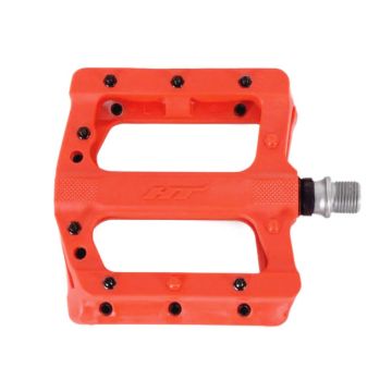 Pedali A Piattaforma HT Components PA12 – Corpo In Composito Viola, Perni In Acciaio, Asse 9/16''