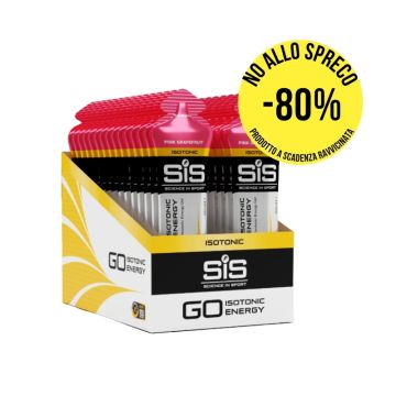 Box Sis Go Energy gel isotonico gusto pompelmo rosa 60ml 30pz- SCAD 04/2026