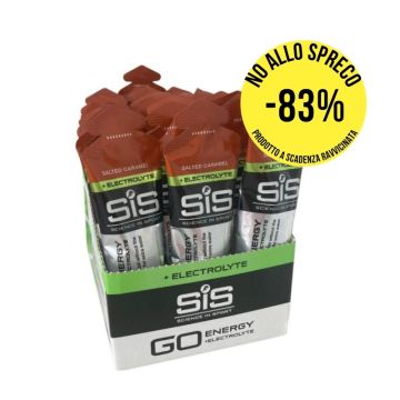 Box Sis go energy gel electrolyte gusto caramello salato 60ml 30pz - SCAD 06/2026