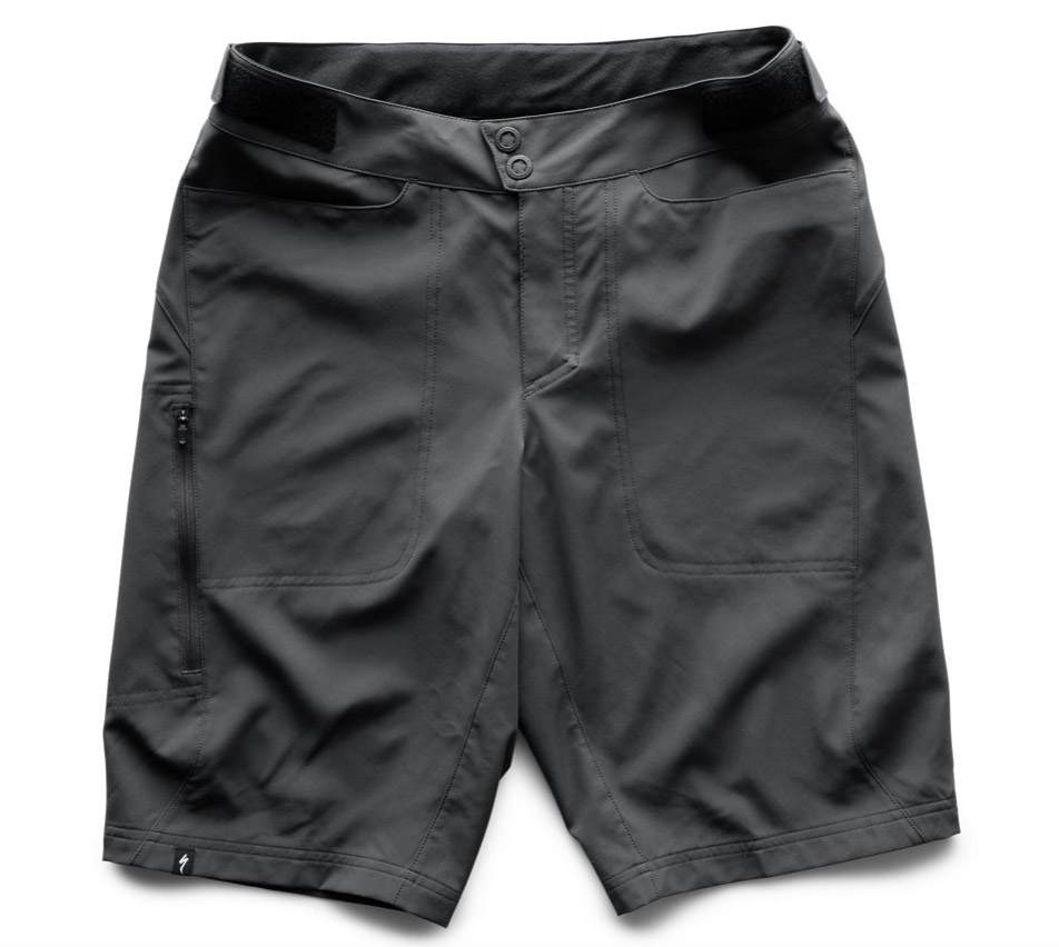 Pantaloni corti Enduro sport con fondello antracite