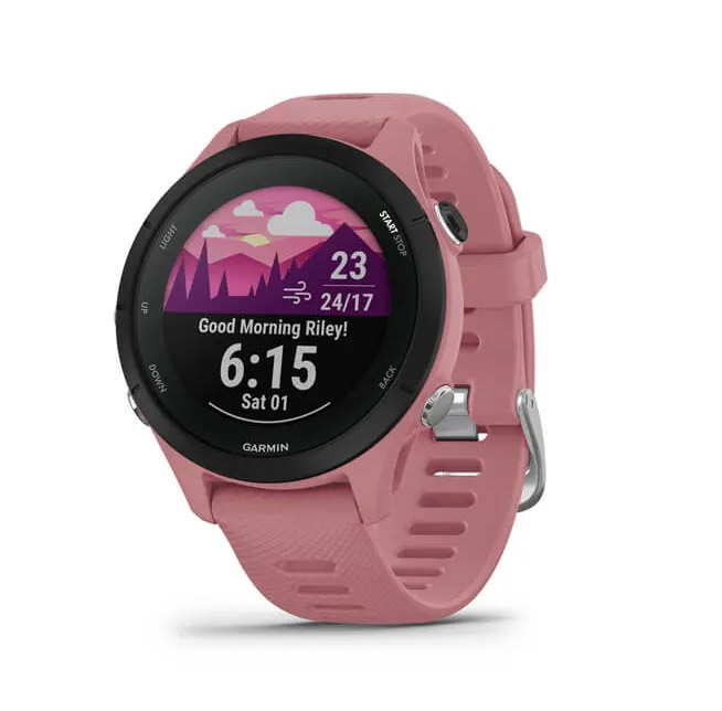 Garmin Garmin Forerunner 255S nero cinturino rosa